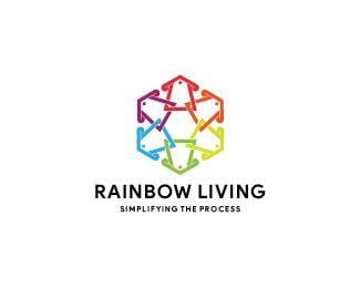 Rainbow House Logo - Rainbow House Designed