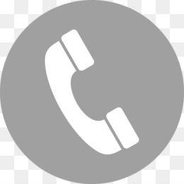 Gray Phone Logo - Phone PNG & Phone Transparent Clipart Free Download - Woman Designer.