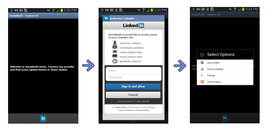 LinkedIn Box Logo - Part 2: Using SocialAuth to Integrate LinkedIn API in Android