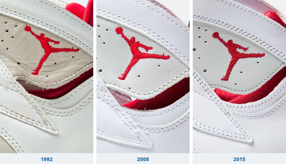 Real Jordan Logo - How Do the 2015 'Hare' Jordan 7s Compare to the Originals? | Sole ...