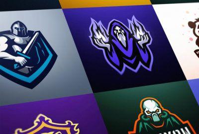 Purple and Green eSports Logo - Gaming Logos and Mascot Design - DaseDesigns