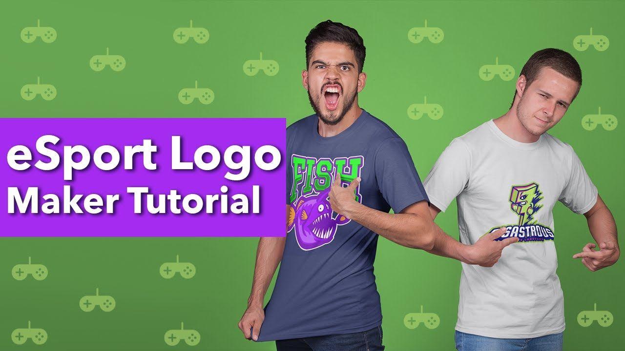 Purple and Green eSports Logo - How to Make an eSports Logo - Gaming Logo Tutorial - YouTube