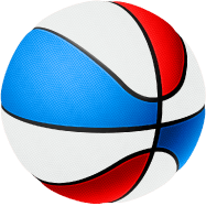 Red White and Blue Basketball Logo - We Bought a Team: From writer to ABA owner: My improbable saga with ...