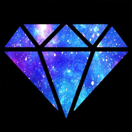 Galaxy Diamond Logo - Diamond Galaxy discovered by flutterfudge on We Heart It