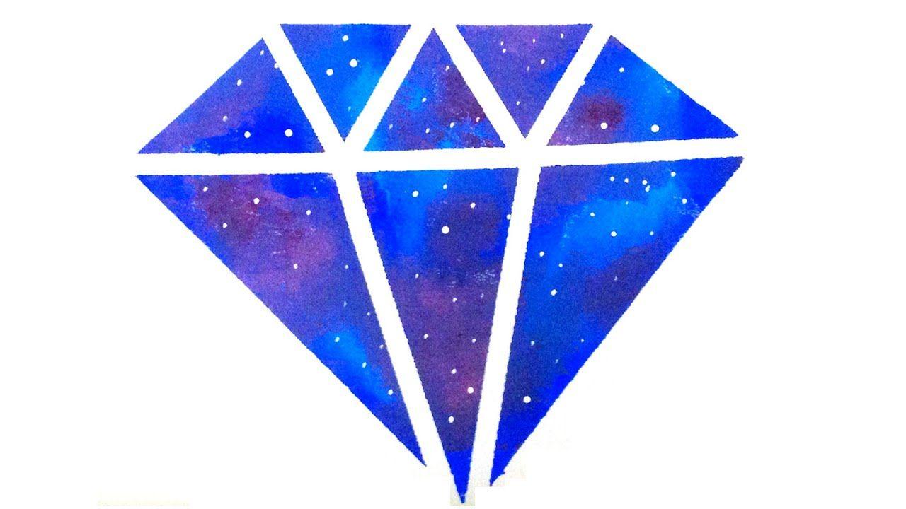 Galaxy Diamond Logo - DIY: Tumblr Inspired Galaxy Diamond - YouTube