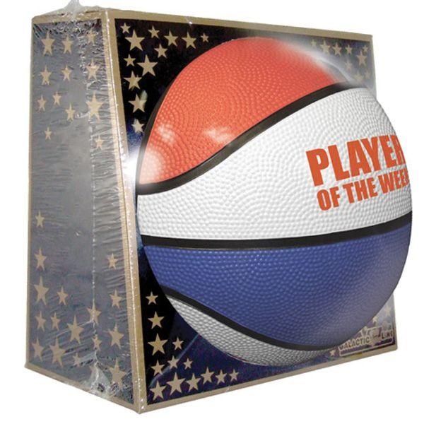 Red White and Blue Basketball Logo - Full Size Rubber Basketball - Red, White, Blue - GOimprints