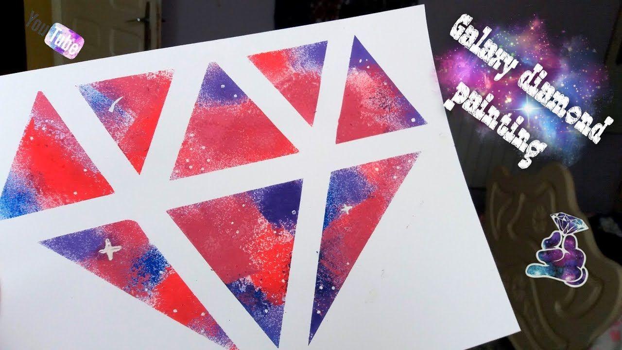 Galaxy Diamond Logo - DIY : galaxy diamond painting ( my channel logo ) DIYYY - YouTube
