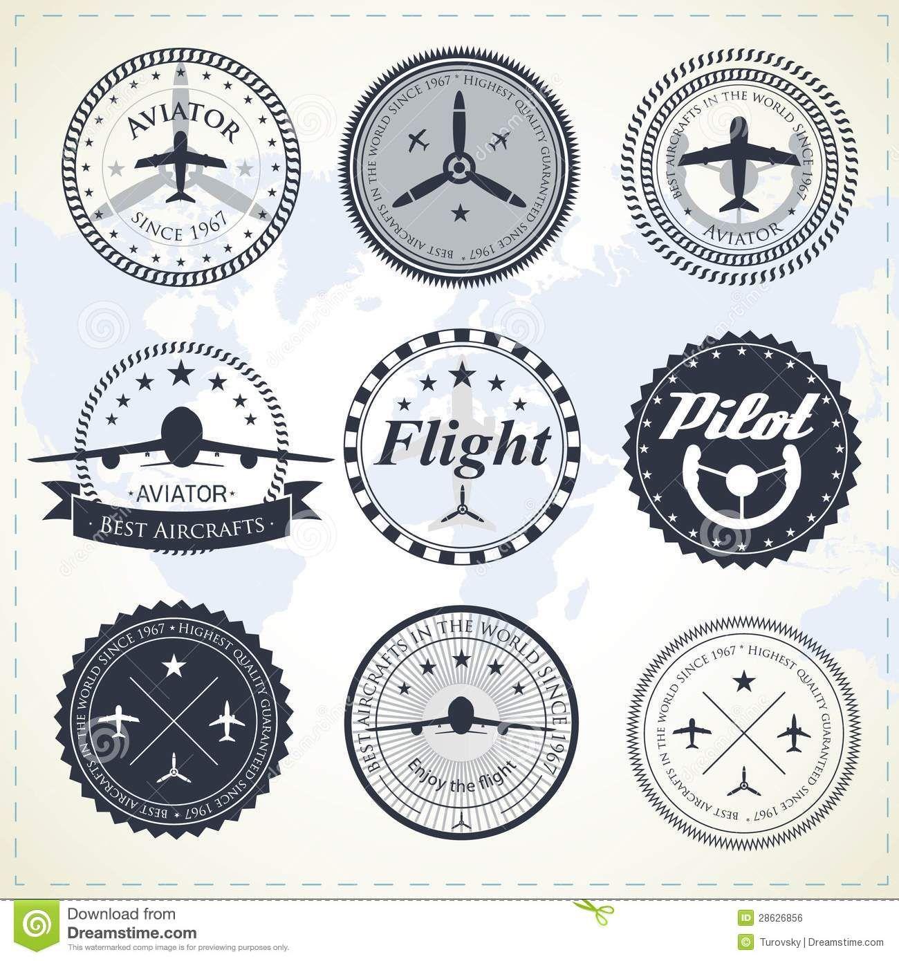 Best Known for Its Airplanes Logo - vintage aviation logos - Google Search … | Aviation | Aviat…