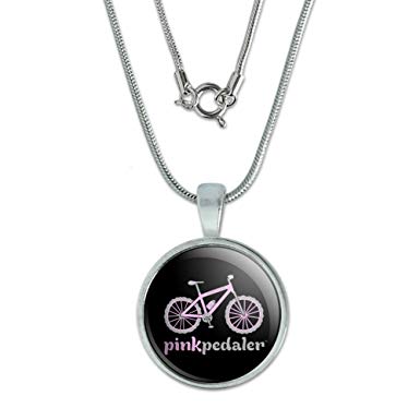 Pink Mountain Logo - Pink Pedaler Mountain Bike Bicycle Logo 0.75