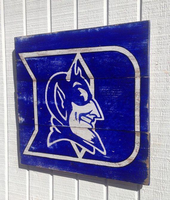 Crazzy Savage Logo - Size: 15 X 15 This Duke Blue Devils team logo sign is the perfect ...