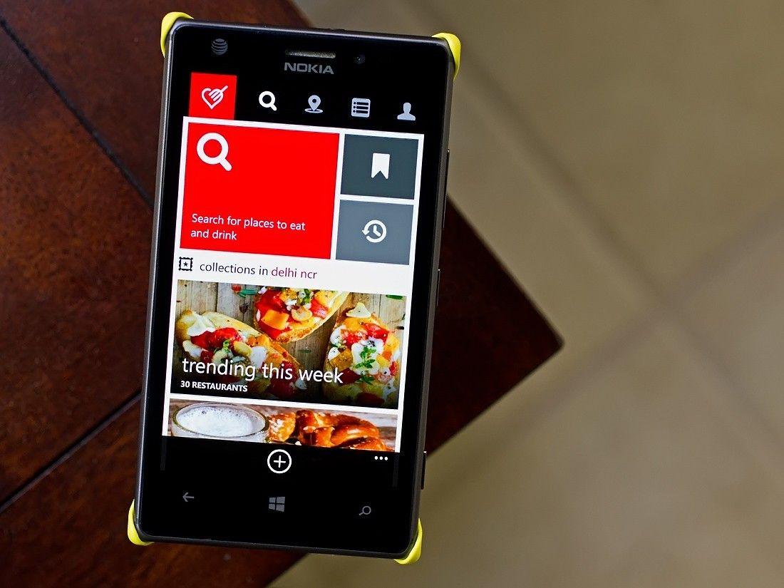 Cell Phone App Logo - Zomato Windows Phone App Gets New Logo And Adds Check In At