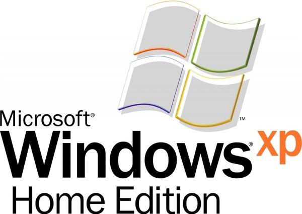 Windows XP Home Edition Logo - Microsoft windows xp home edition Free vector in Encapsulated