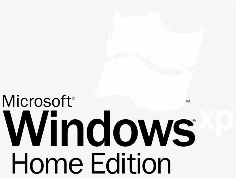 Windows XP Home Edition Logo - Microsoft Windows Xp Home Edition Logo Black And White - Microsoft ...