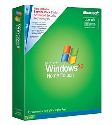 Windows XP Home Edition Logo - Microsoft Windows XP Home Edition Upgrade with SP2: Software