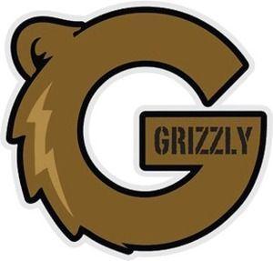 Grizzly Bear Skate Logo - GRIZZLY G-LOGO LARGE SKATEBOARD DECAL STICKER | logos | Logos ...