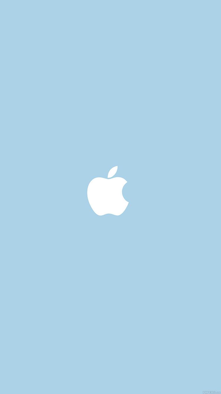 Blueand White Apple Logo - va12-apple-simple-logo-blue-minimal in 2019 | Apple'tite! | Iphone ...