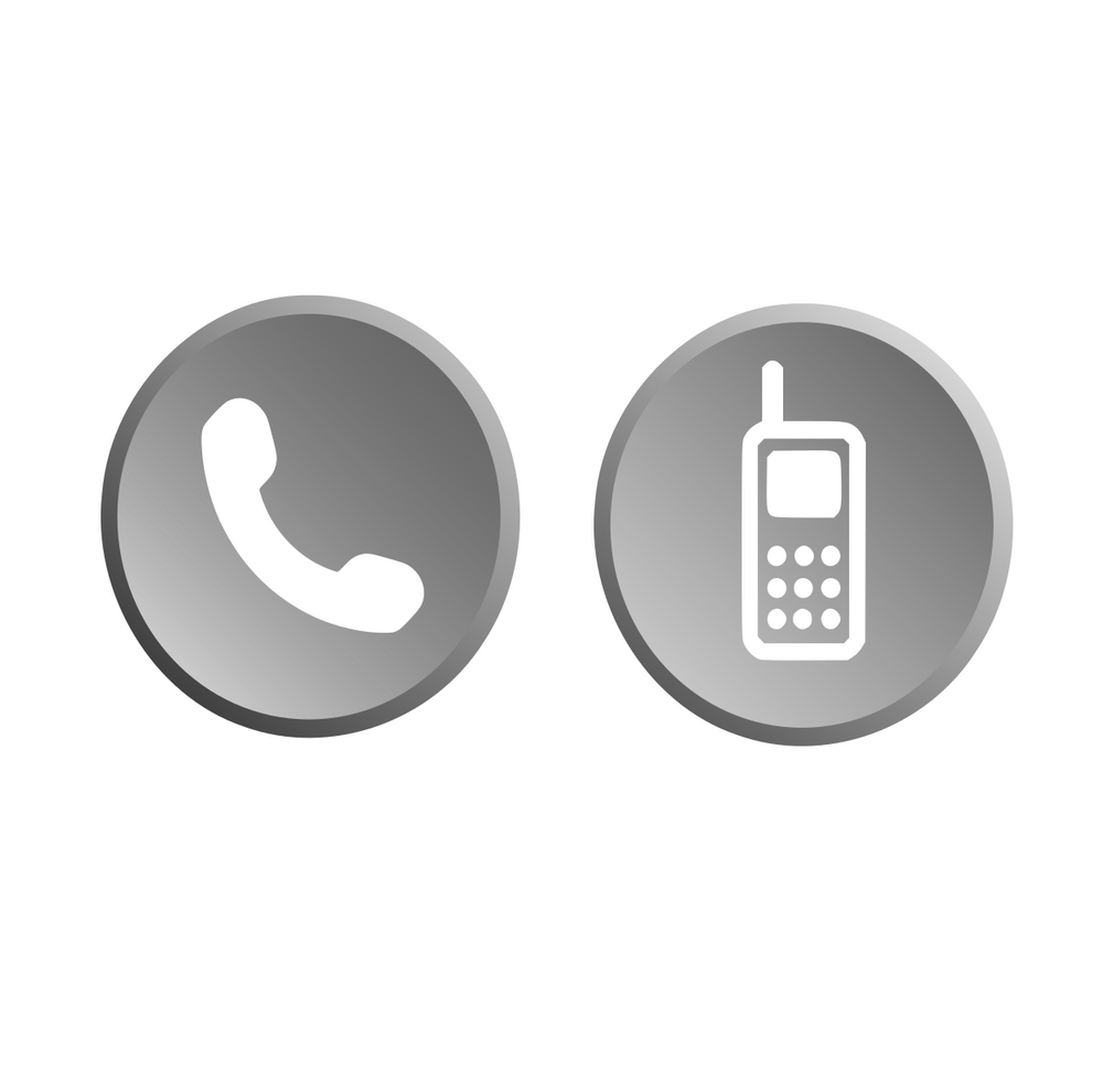 Gray Phone Logo - Phone Logos Van/Sign | U-FIT SIGNS