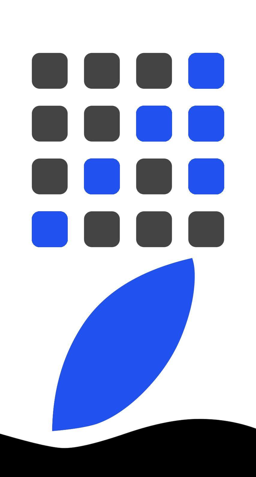 White and Blue Apple Logo - Apple logo shelf black-and-white blue | wallpaper.sc iPhone7