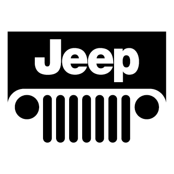 Jeep Cherokee Logo - 6″ Jeep with Grille Logo Decal – Liwrap.com