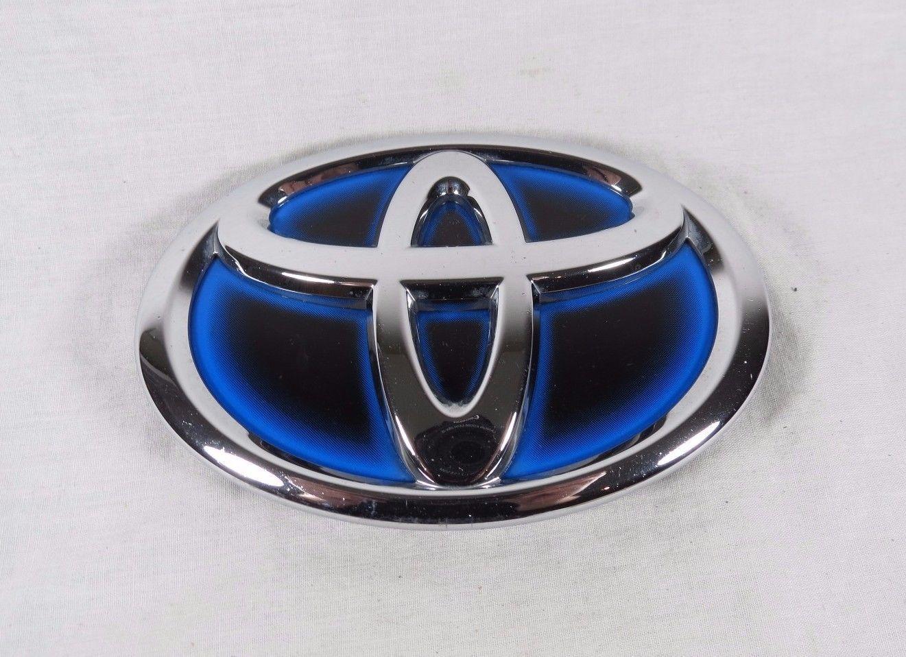 Blue Toyota Logo - Cool Great TOYOTA HYBRID GRILLE EMBLEM PRIUS CAMRY GENUINE OEM GRILL ...