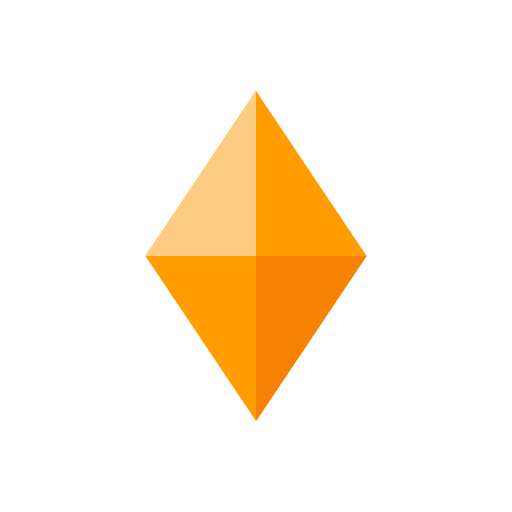 Orange Diamond Logo - Small Orange Diamond Emoji for Facebook, Email & SMS | ID#: 13124 ...