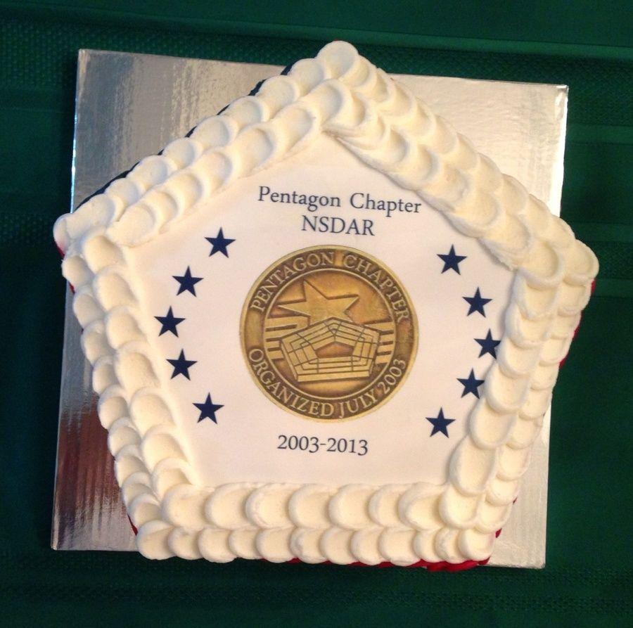 Pentagon-Shaped Logo - Pentagon Shaped Cake For The 10Th Anniversary Of The Pentagon
