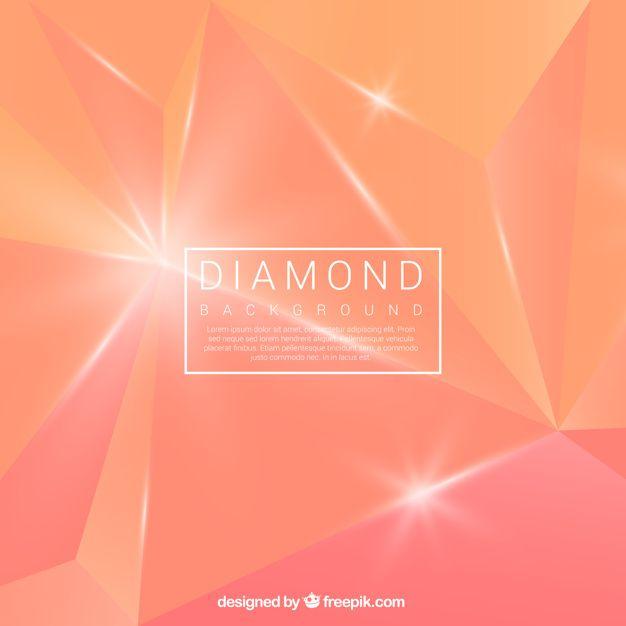 Orange Diamond Logo - Abstract orange diamond background Vector | Free Download