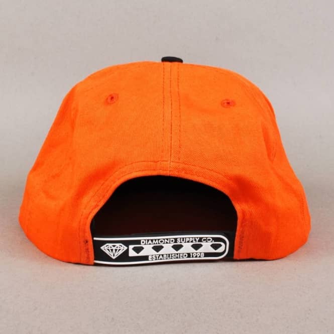 Orange Diamond Logo - Diamond Supply Co. DL SF Snapback Cap
