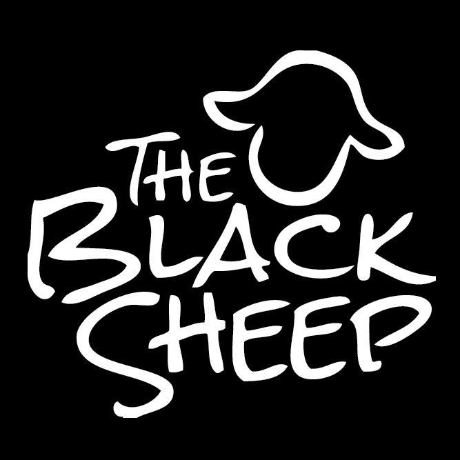 Black and White Water Logo - The Black Sheep – Whitewater WI Fine Food | Farm to Table food!