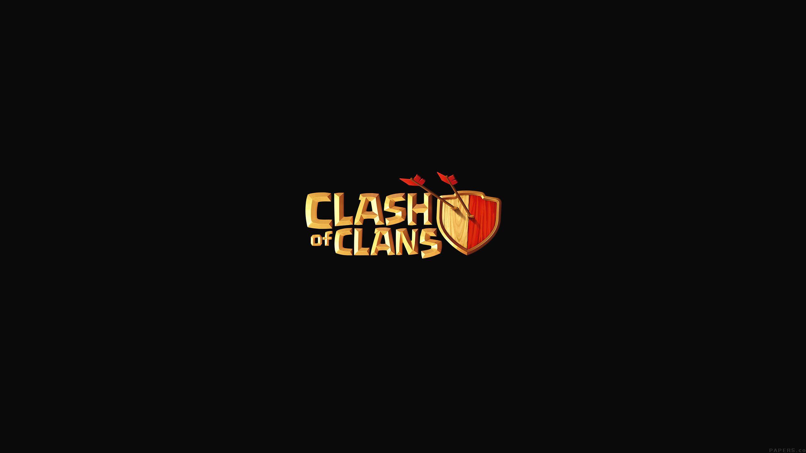 Clash of Clans Logo - Clash of Clans Logo Wallpaper Background 49063 2560x1440px