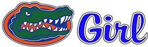 Gator Girl Logo - UF FLORIDA GATORS GATOR GIRL LOGO PREMIUM VINYL DECAL LICENSED NCAA ...