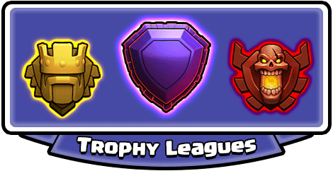 Clash of Clans Logo - Trophy Leagues. Clash of Clans