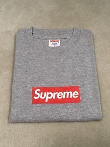 All Grey Supreme Box Logo - Supreme 2007 Red / Grey Box Logo Tee XL New OG Rare shirt | eBay