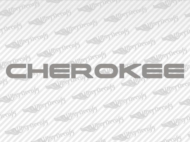 Jeep Cherokee Logo - Jeep CHEROKEE Logo Decal stickers