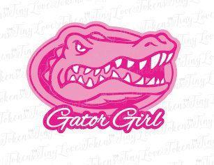 Gator Girl Logo - Gator Girl SVG Design for Silhouette and other