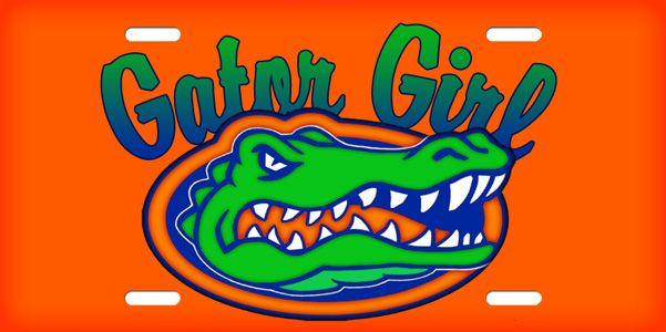 Gator Girl Logo - Gator girl, License Plate, License Tag, Novelty License Plate