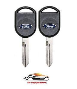 Mercury Car Logo - Pair LOGO Uncut 4D63 Transponder Ignition Chip Car Key Ford