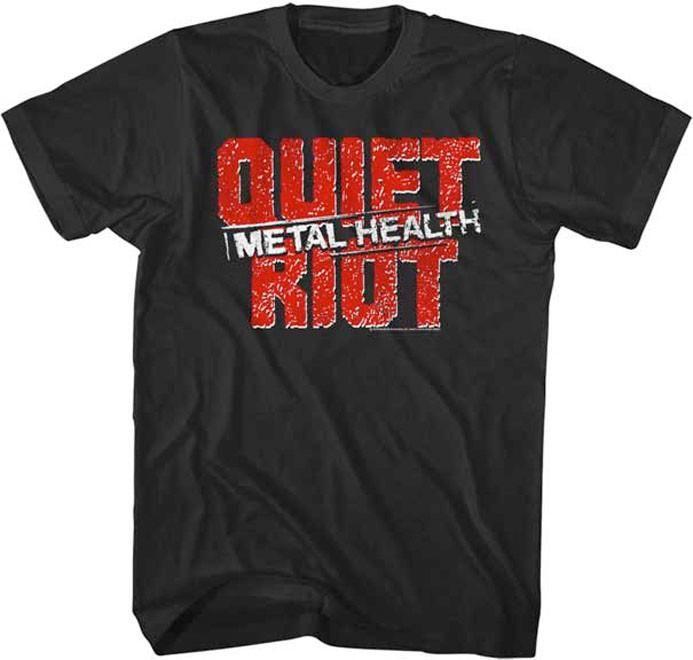 Quiet Riot Logo - Quiet Riot-Logo Black Lightweight t-shirt – burning airlines