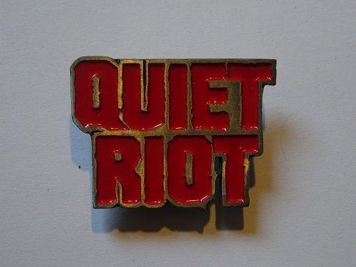 Quiet Riot Logo - QUIET RIOT - LOGO | Metal Pins | Riffs Merchandise