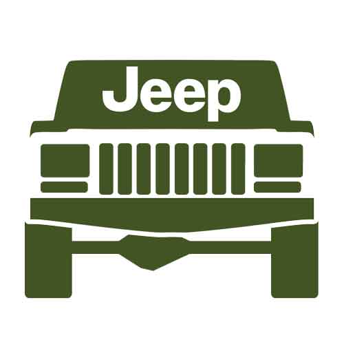 Jeep XJ Grill Logo - Jeep grill Logos