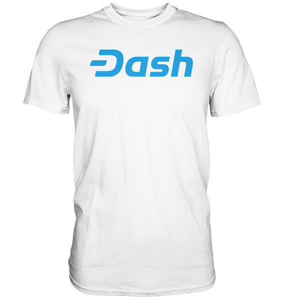 Dash White Logo - Dash Logo - T-Shirt - HODL.MODA