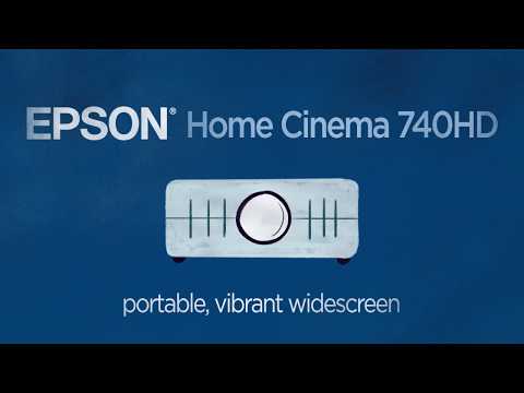 Epson Projector Logo - PowerLite Home Cinema 740HD 720p 3LCD Projector | Home Cinema ...