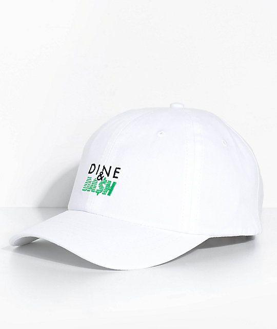 Dash White Logo - Made In Paradise Dine N Dash White Strapback Hat