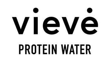 Black and White Water Logo - Naturally Flavoured Protein Water - A hydrating protein drink - Vieve