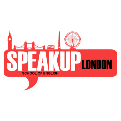 English Logo - Speak Up London - School of English | Logo Design Gallery ...