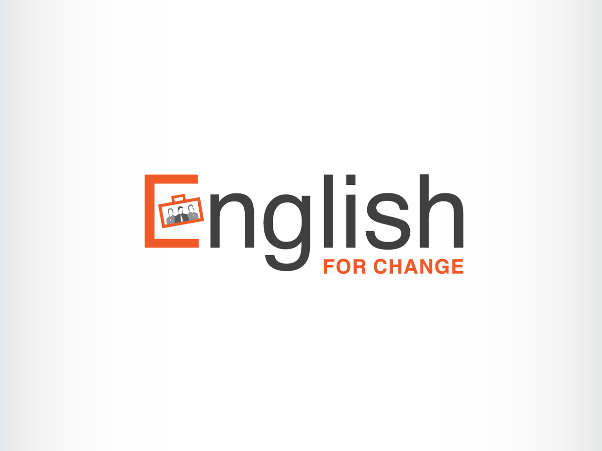 English Logo - Modern, Playful, Business Logo Design for English for Change by wolf ...