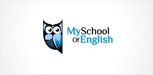 English Logo - My School Of English | LogoMoose - Logo Inspiration