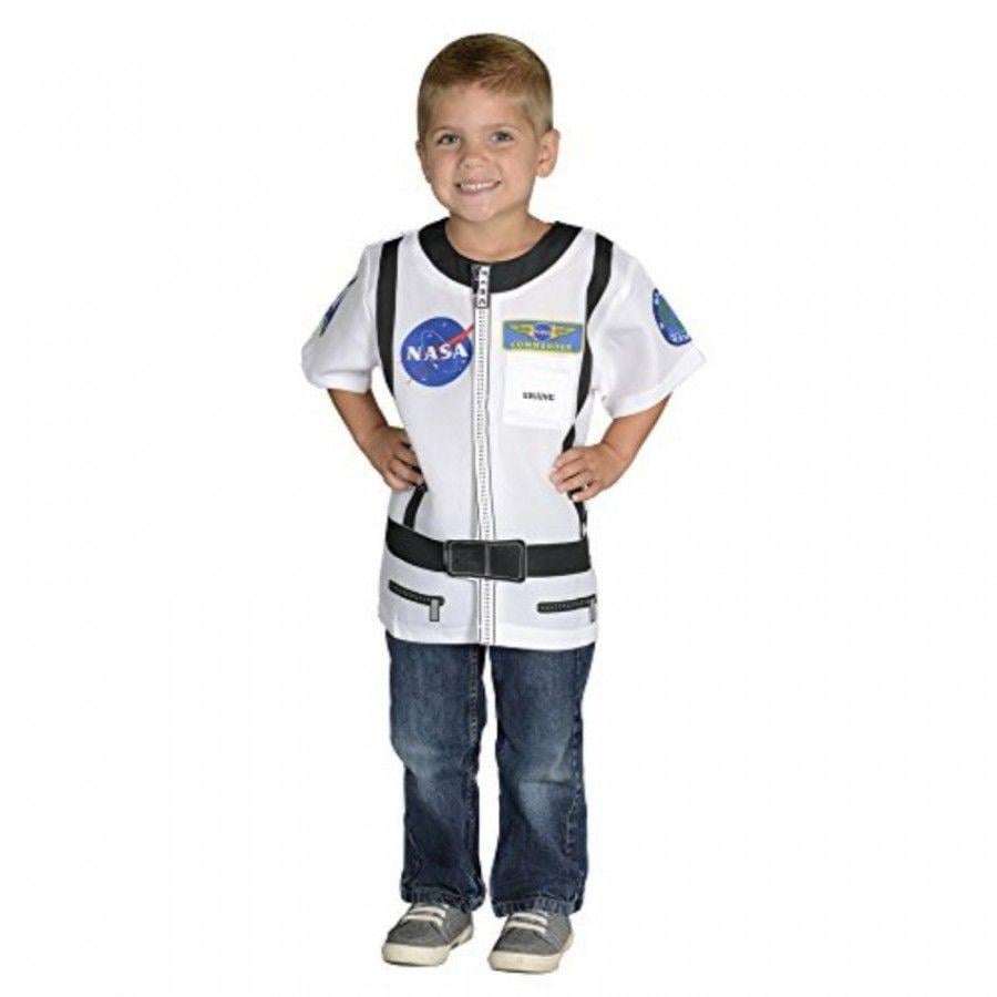 1st NASA Logo - Aeromax My 1st Career Gear Astronaut with NASA logo, White, Easy to