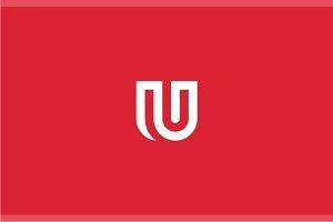 Red U Logo - U logo Photos, Graphics, Fonts, Themes, Templates ~ Creative Market