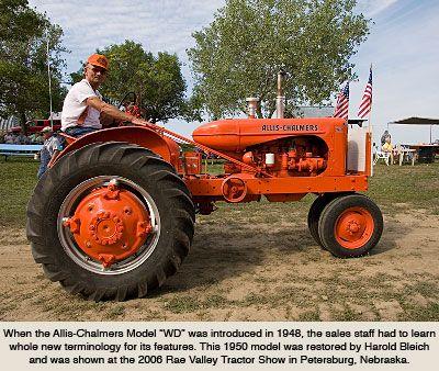 1960'S Tractor Logo - Allis-Chalmers Tractors during the 1950s and 60s